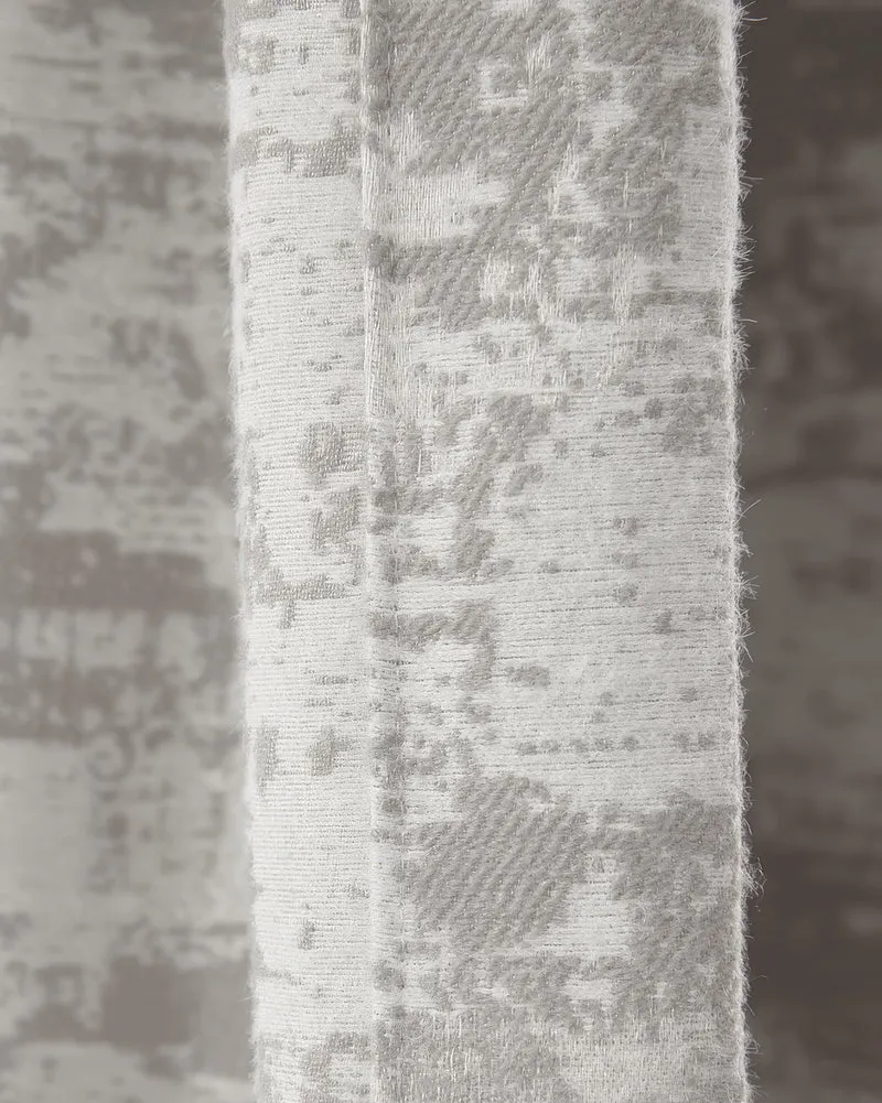 Mist 4 Layers Patterned Heavyweight Soundproof Thermal 100% Blackout Anti-Dust Custom Curtain