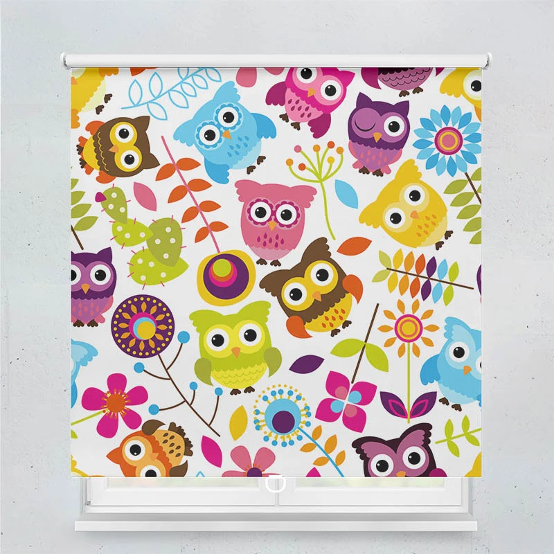Springrollo Motiv "Eulen Grafik"