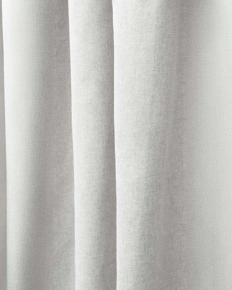 Laborien Linen Look Textured Custom Curtain