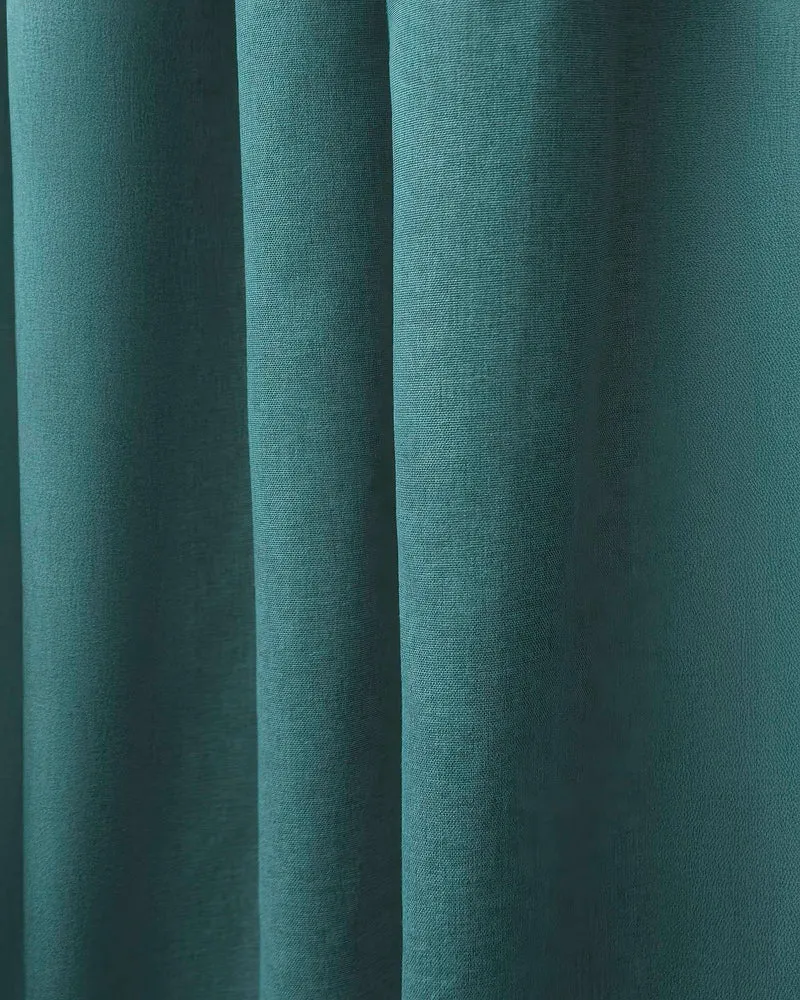 Laborien Linen Look Textured Custom Curtain