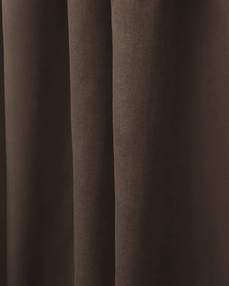 Laborien Linen Look Textured Custom Curtain