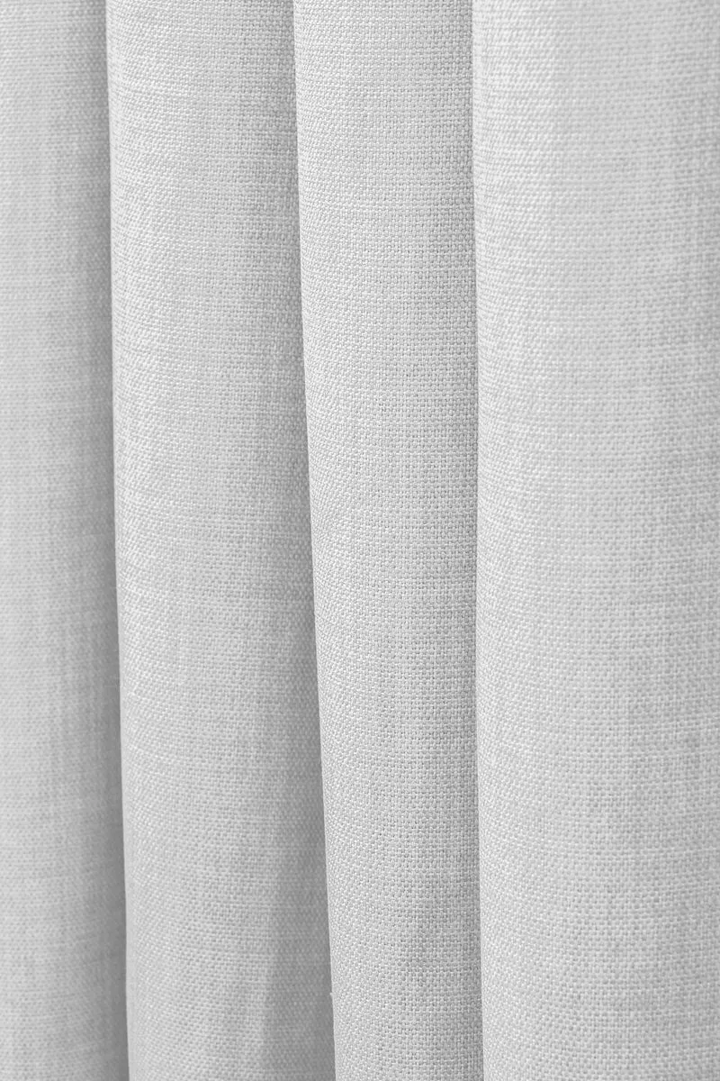 Zoe Linen Look Soft Custom Curtain