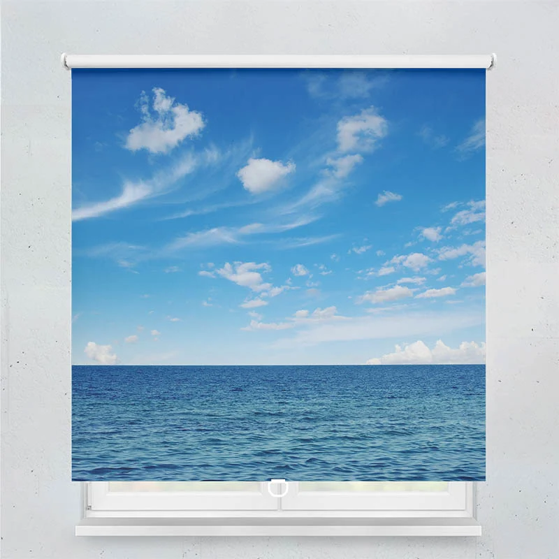 Springrollo Motiv "Ozean und Blauer Himmel"