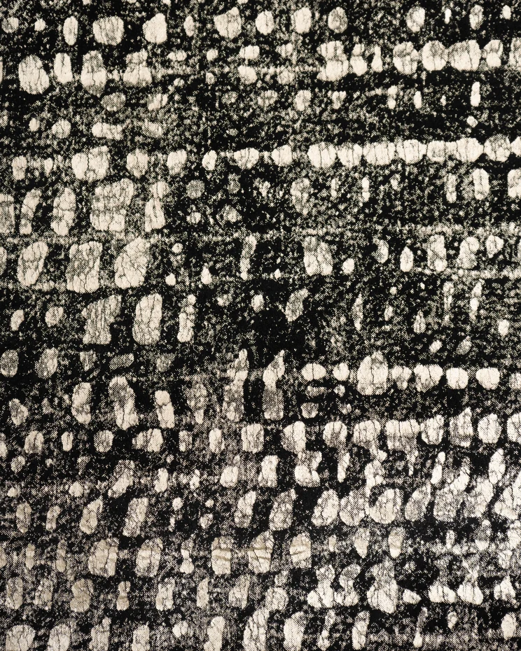 Pebbles Foil Printed Velvet Patterned Custom Curtain | Designed in Italy
