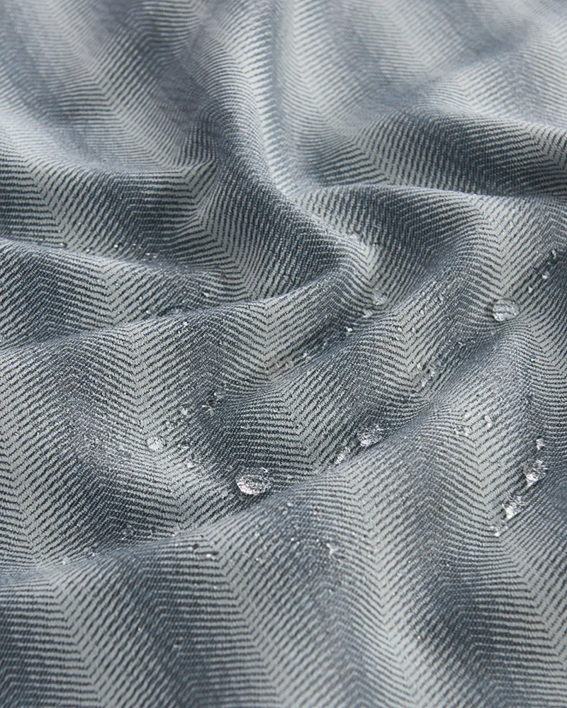 Miami Fishtail Patterned Waterproof Custom Outdoor Curtain