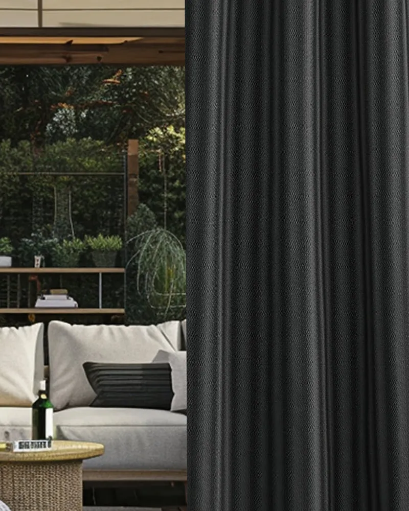 Miami Fishtail Patterned Waterproof Custom Outdoor Curtain