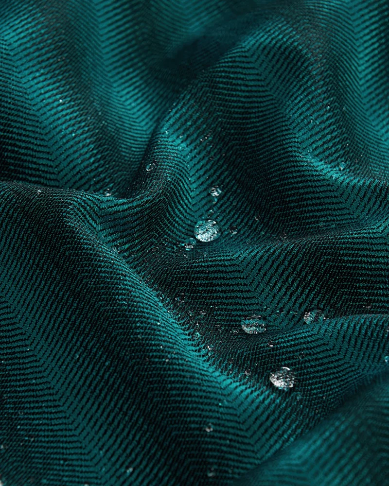 Miami Fishtail Patterned Waterproof Custom Outdoor Curtain