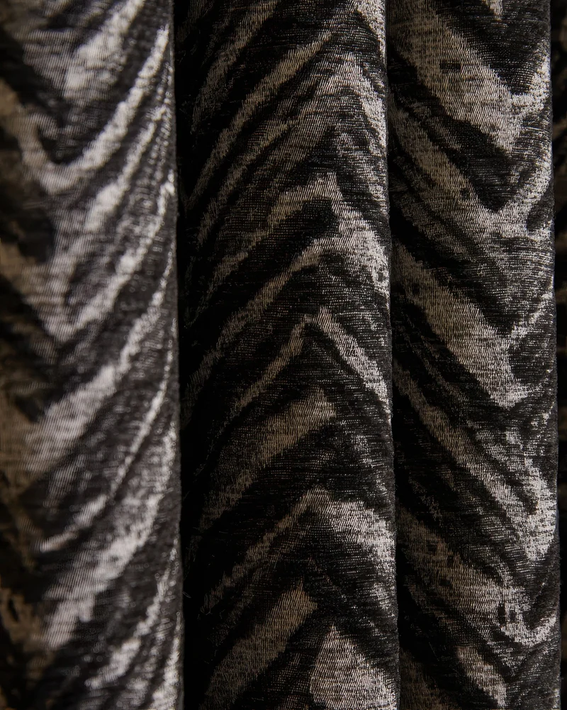 Aztec Linen Blend Woven Patterned Custom Curtain