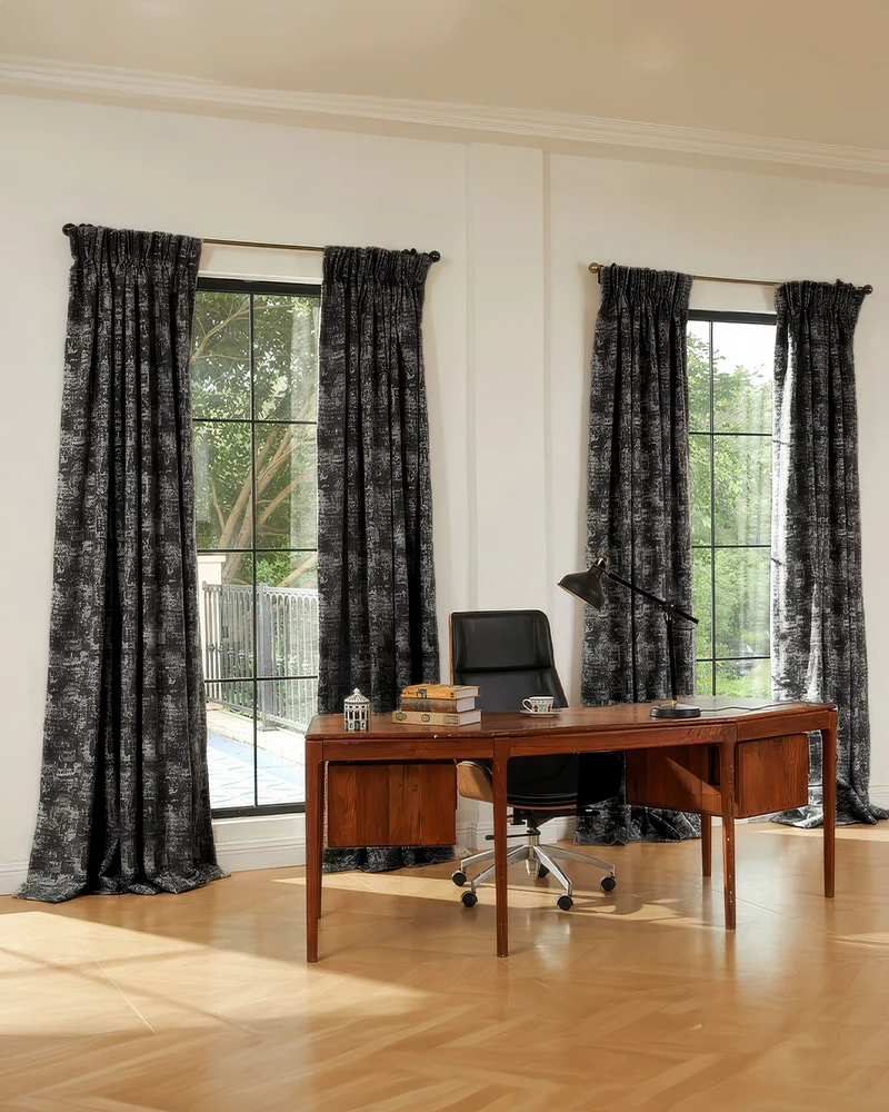 Mist Patterned Heavyweight Custom Curtain