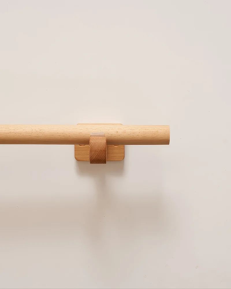 Minimal Beech Wood Curtain Rod