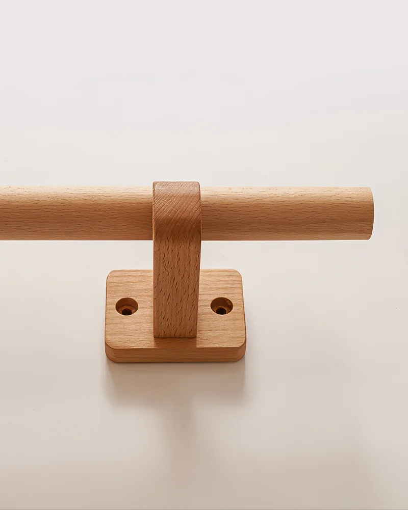 Minimal Beech Wood Curtain Rod