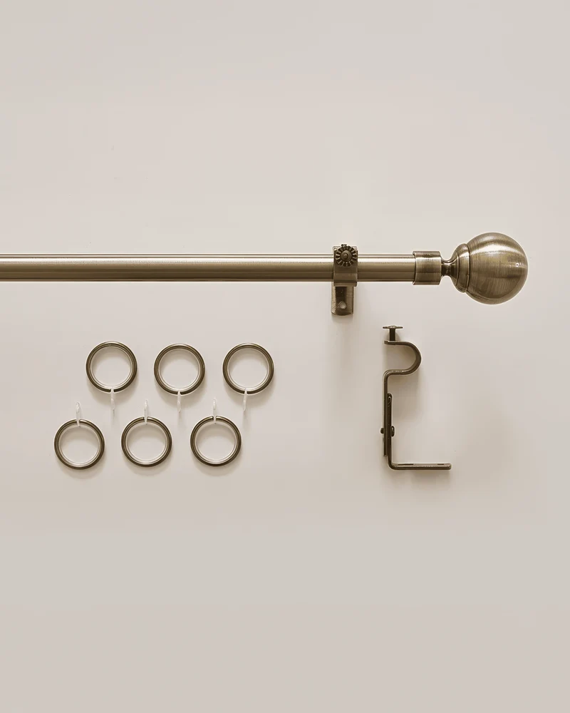 Ball Custom Finials Curtain Rods