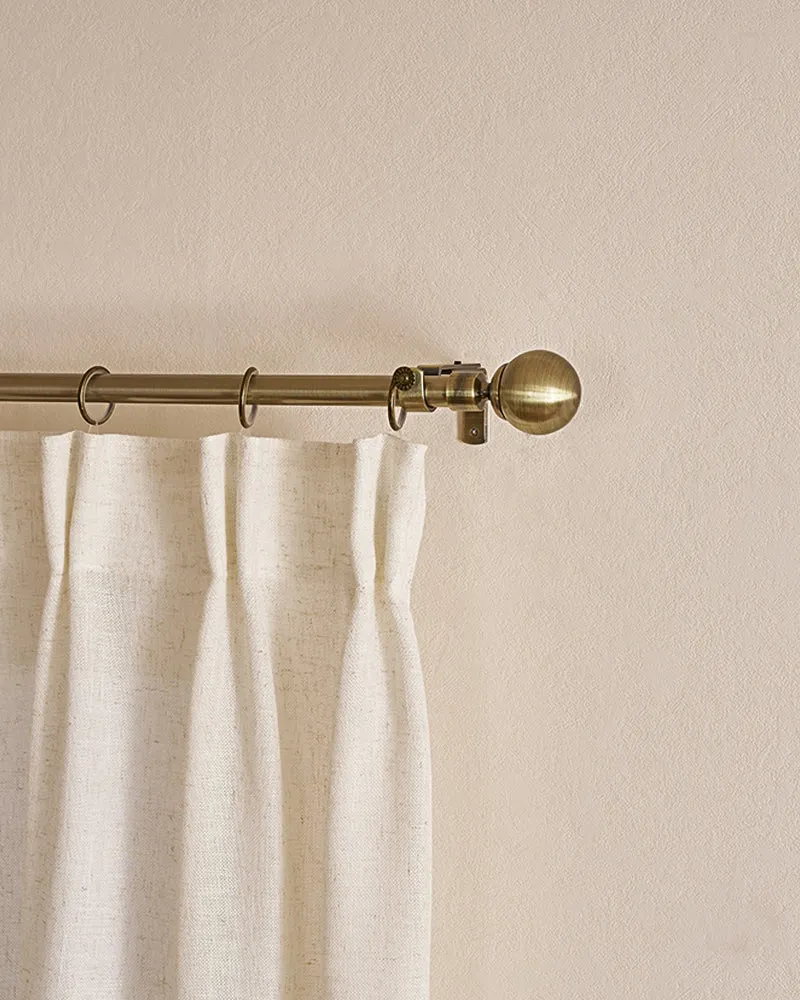 Ball Custom Finials Curtain Rods