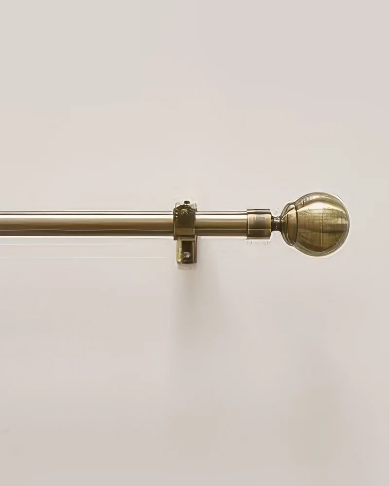 Ball Custom Finials Curtain Rods