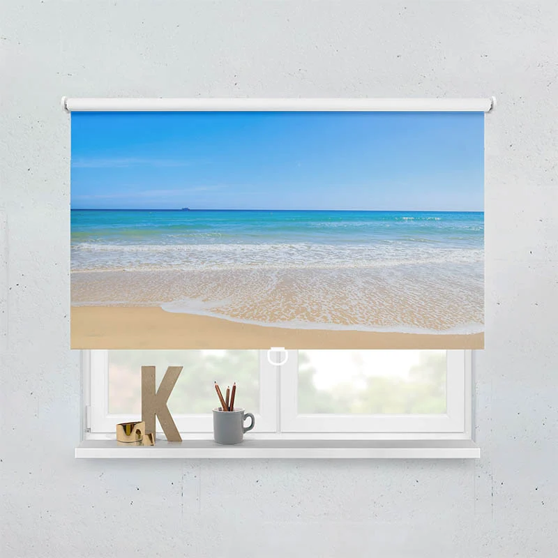 Springrollo Motiv "Strand und Meer"
