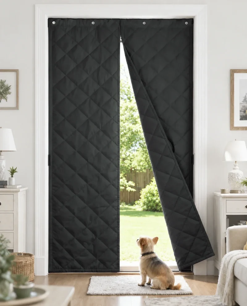 Oxford Thermal Insulated & Soundproof Custom Magnetic Door Curtain