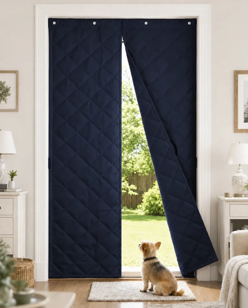 Oxford Thermal Insulated & Soundproof Custom Magnetic Door Curtain