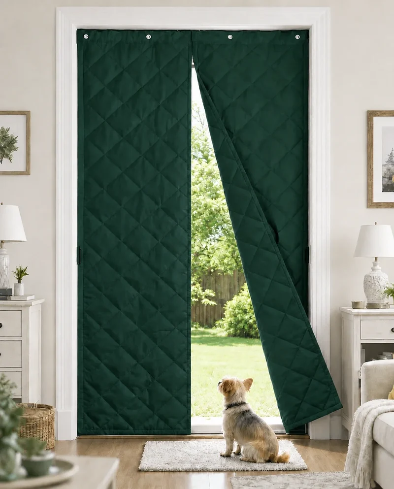 Oxford Thermal Insulated & Soundproof Custom Magnetic Door Curtain