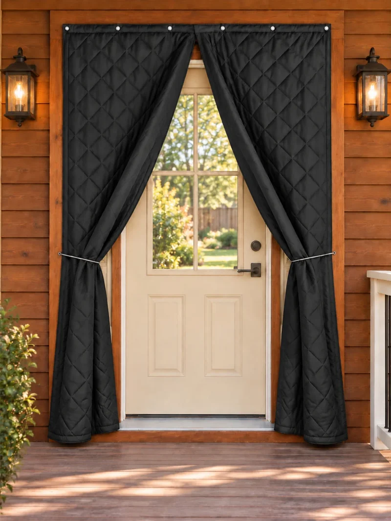 Oxford Thermal Insulated & Soundproof Custom Magnetic Door Curtain