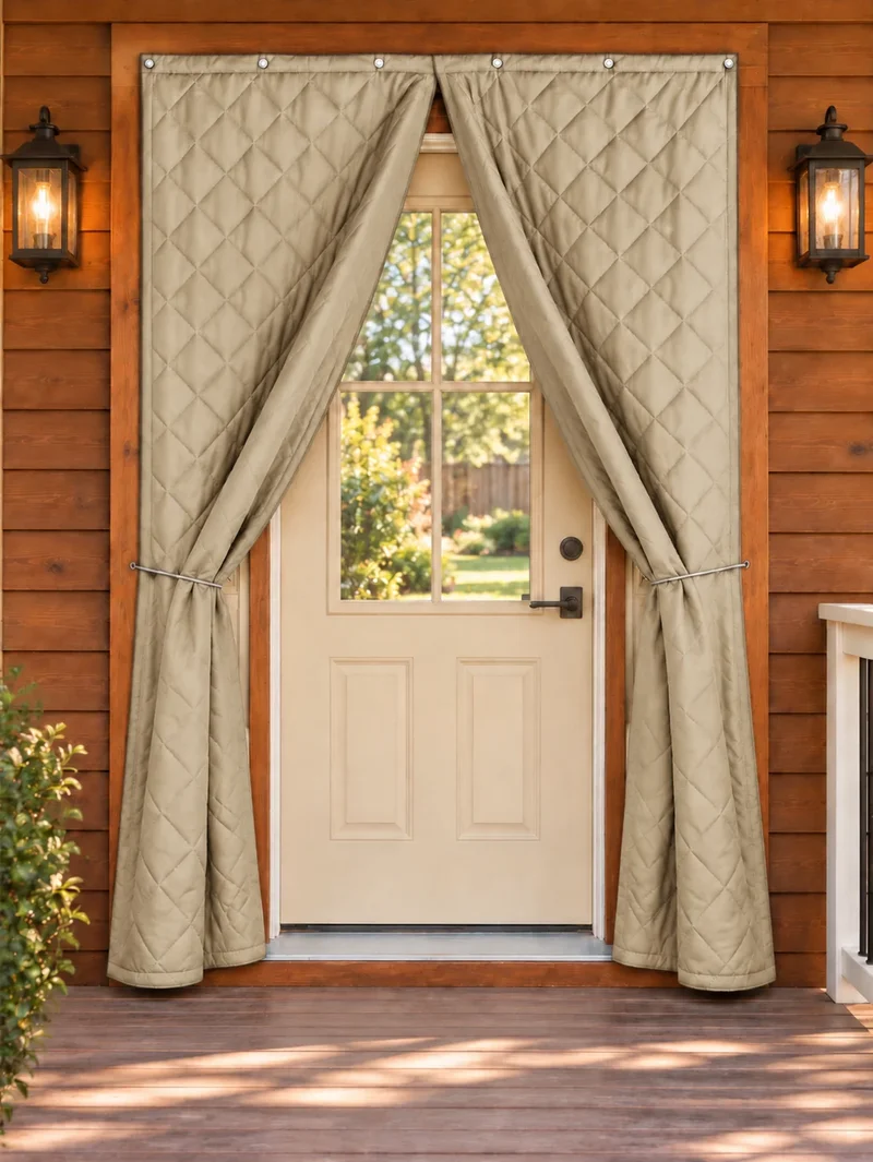 Oxford Thermal Insulated & Soundproof Custom Magnetic Door Curtain