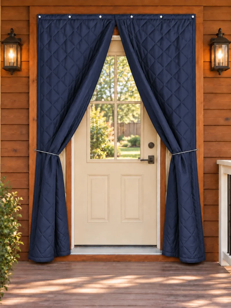 Oxford Thermal Insulated & Soundproof Custom Magnetic Door Curtain