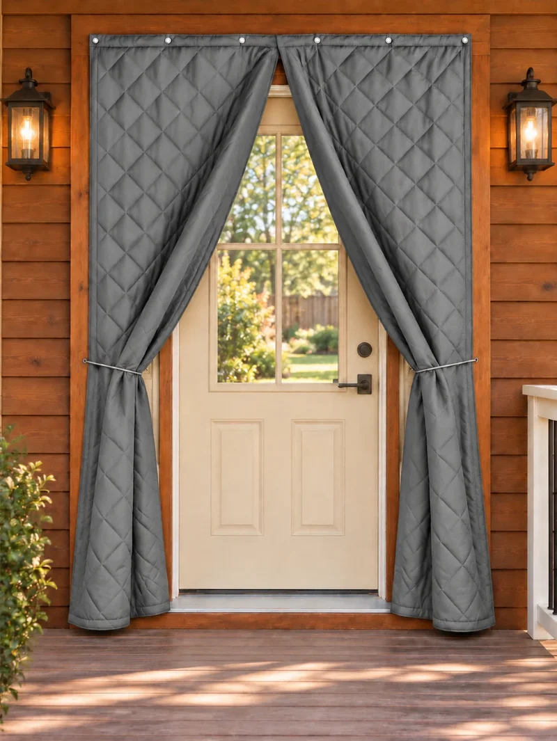 Oxford Thermal Insulated & Soundproof Custom Magnetic Door Curtain