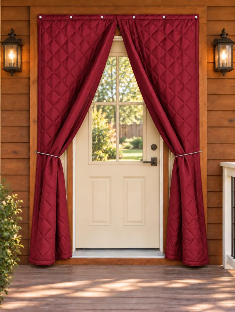 Oxford Thermal Insulated & Soundproof Custom Magnetic Door Curtain