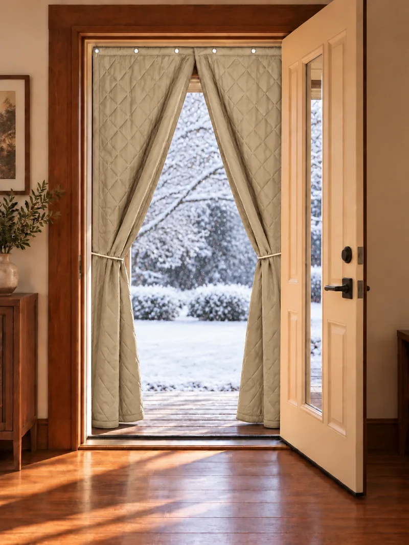 Oxford Thermal Insulated & Soundproof Custom Magnetic Door Curtain