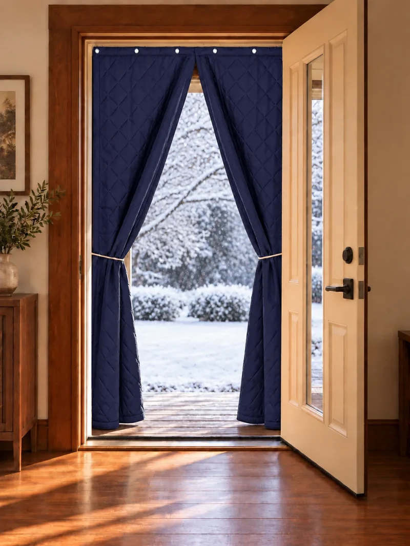 Oxford Thermal Insulated & Soundproof Custom Magnetic Door Curtain