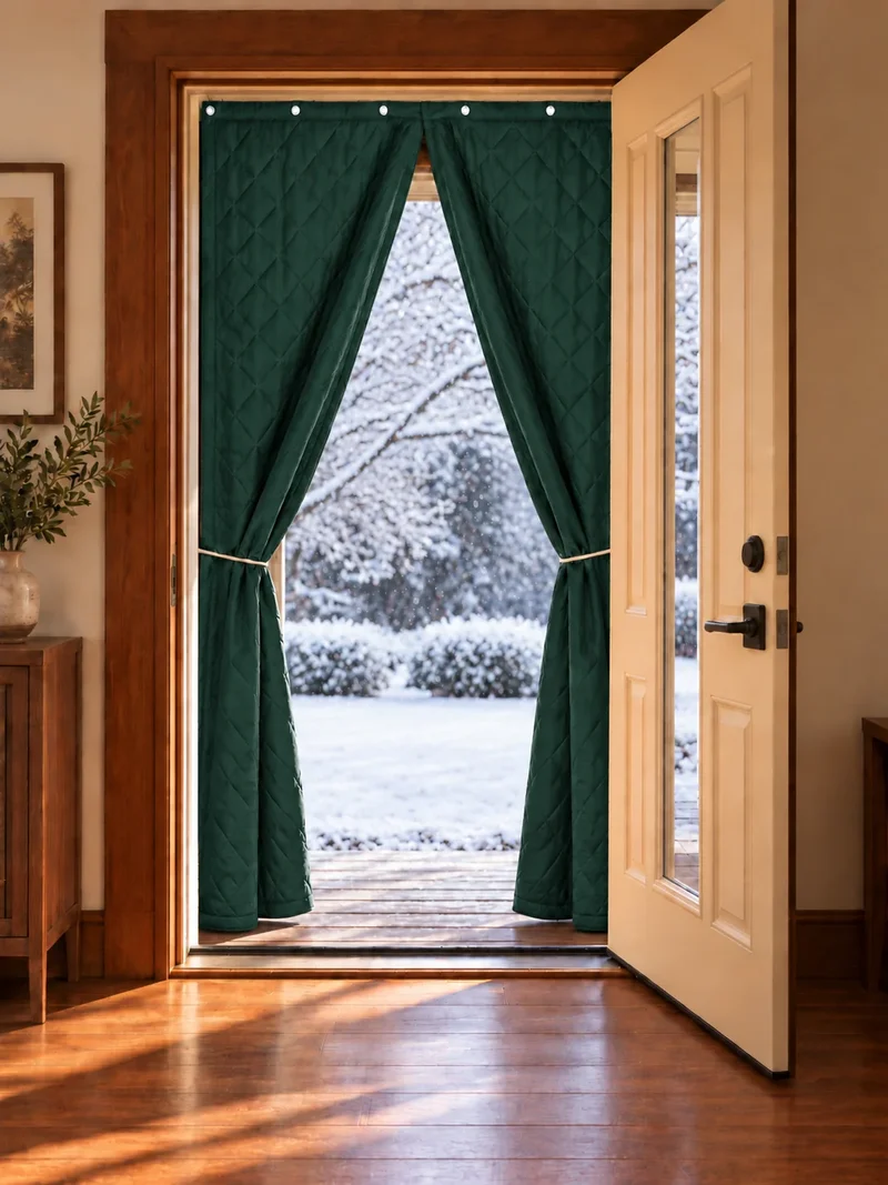 Oxford Thermal Insulated & Soundproof Custom Magnetic Door Curtain