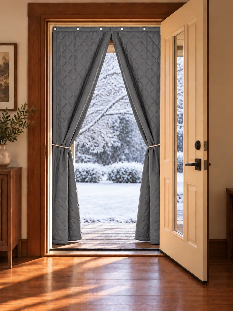 Oxford Thermal Insulated & Soundproof Custom Magnetic Door Curtain