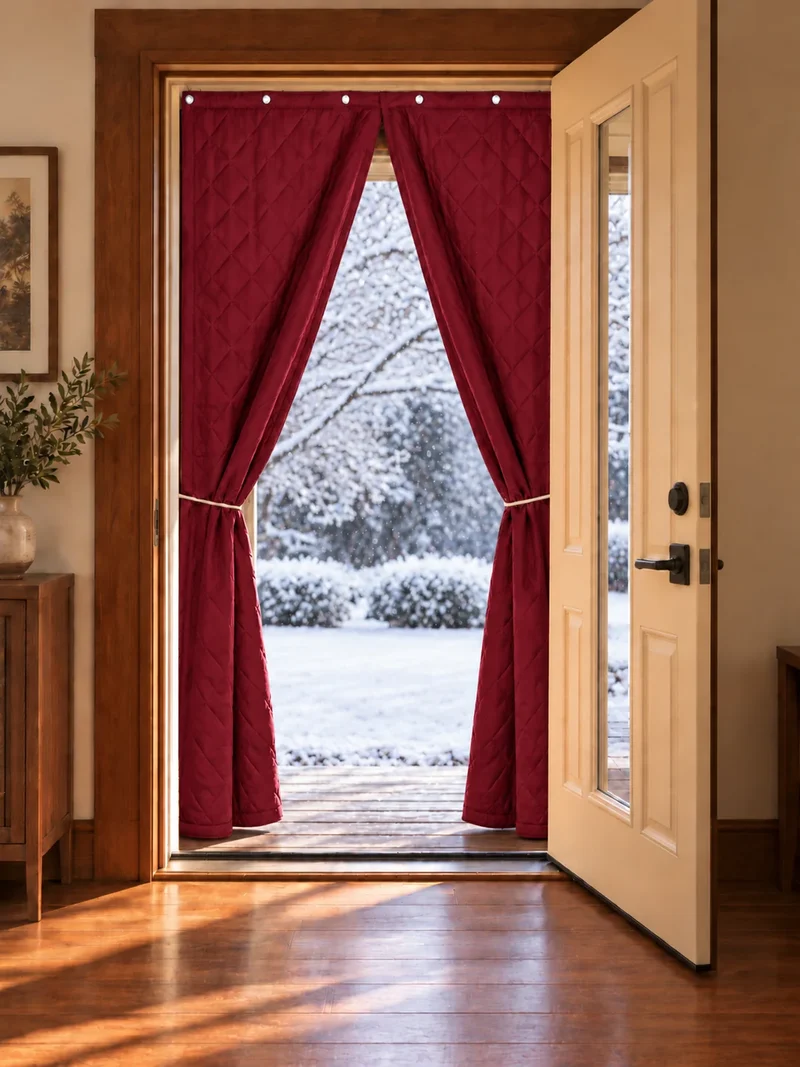 Oxford Thermal Insulated & Soundproof Custom Magnetic Door Curtain