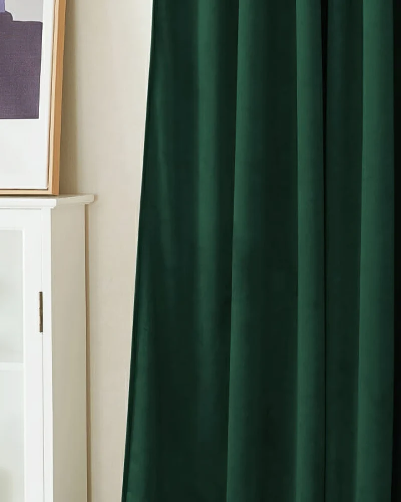 Classic 4 Layers Velvet Heavyweight Soundproof Thermal 100% Blackout Custom Curtain