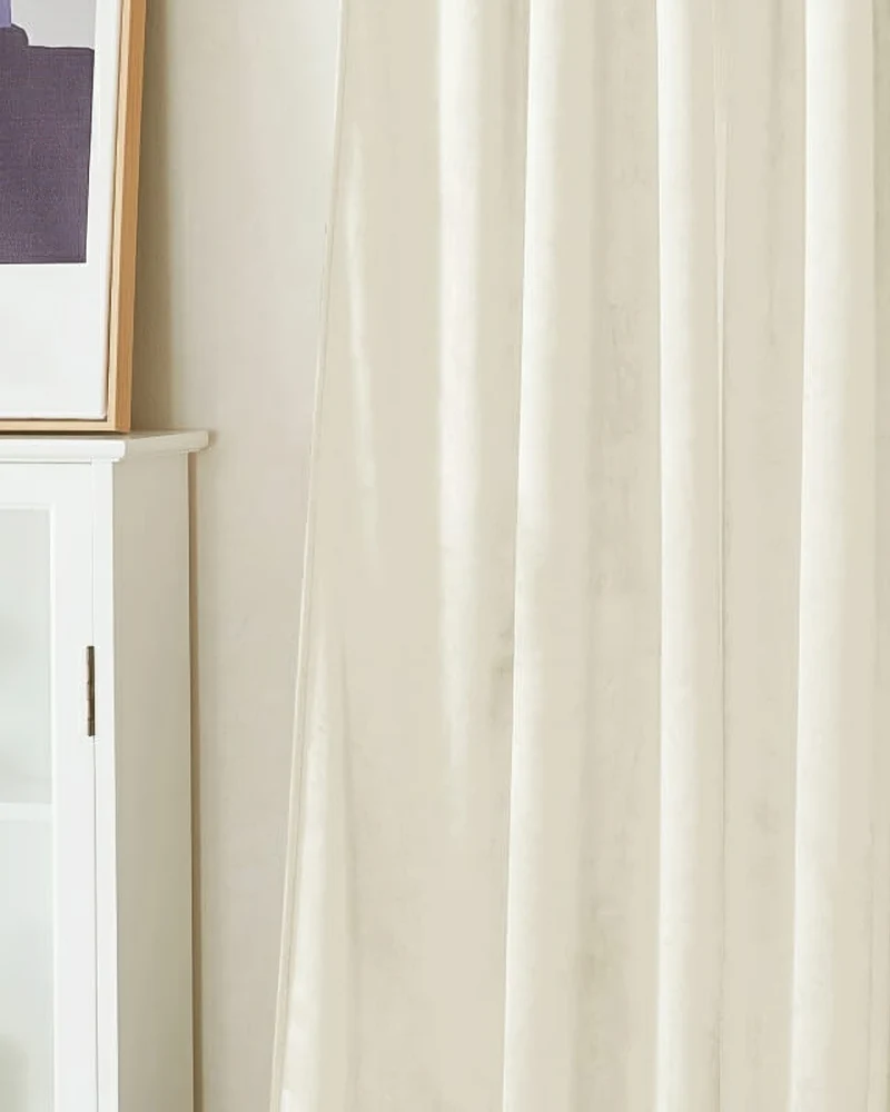 Classic 4 Layers Velvet Heavyweight Soundproof Thermal 100% Blackout Custom Curtain