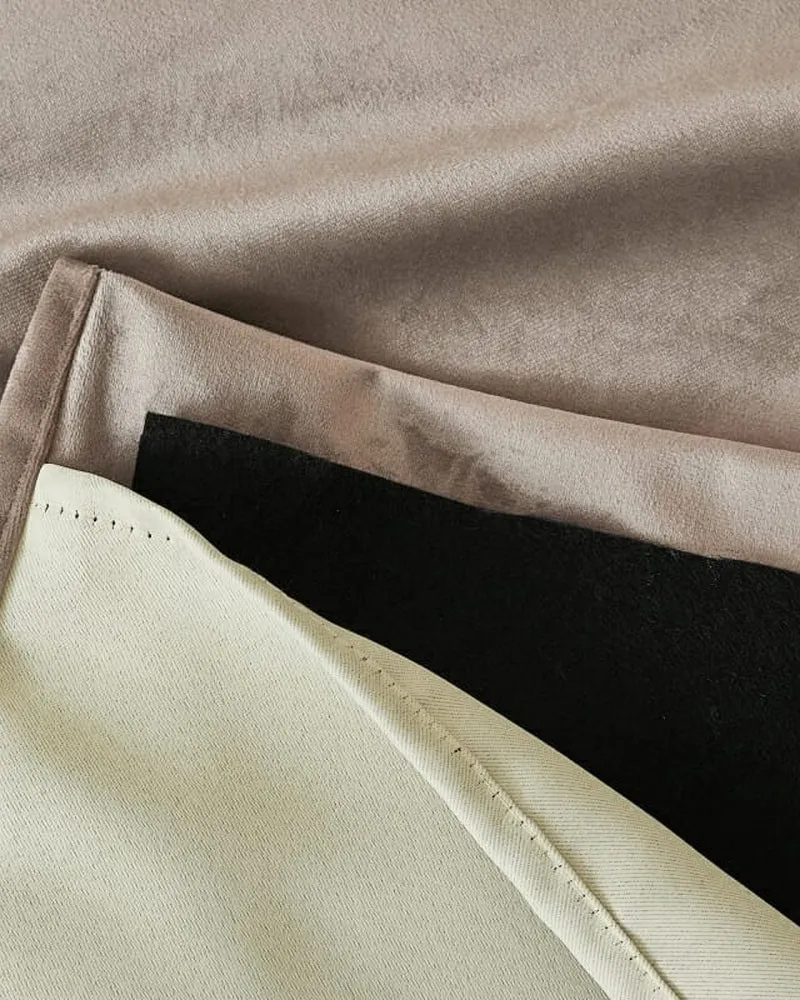 Classic 4 Layers Velvet Heavyweight Soundproof Thermal 100% Blackout Custom Curtain