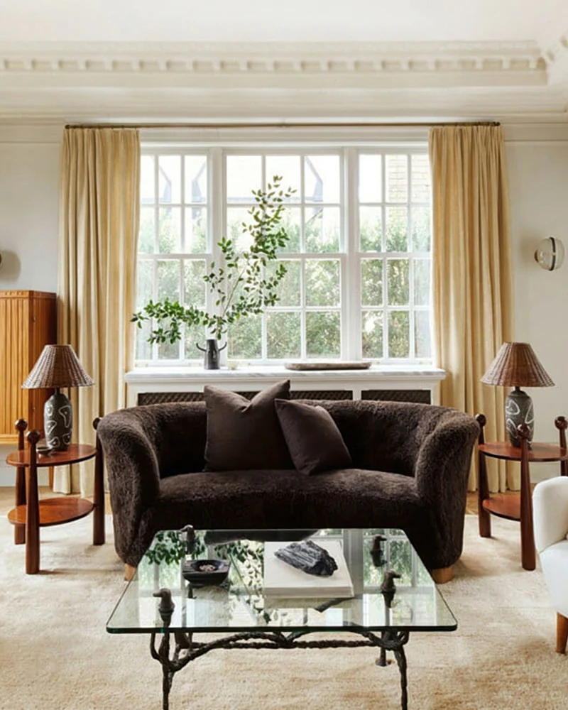Voy Linen Look Custom Curtain