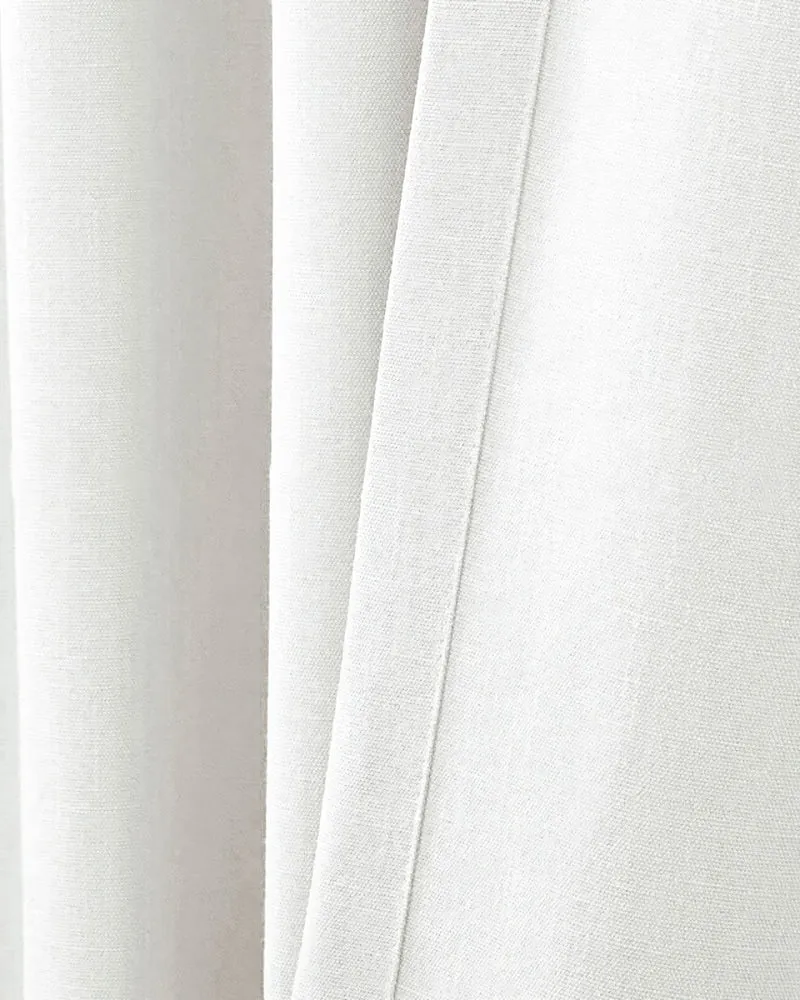 Voy Linen Look Custom Curtain