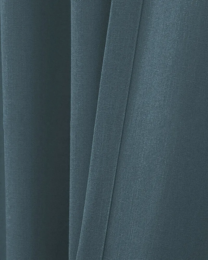 Voy Linen Look Custom Curtain