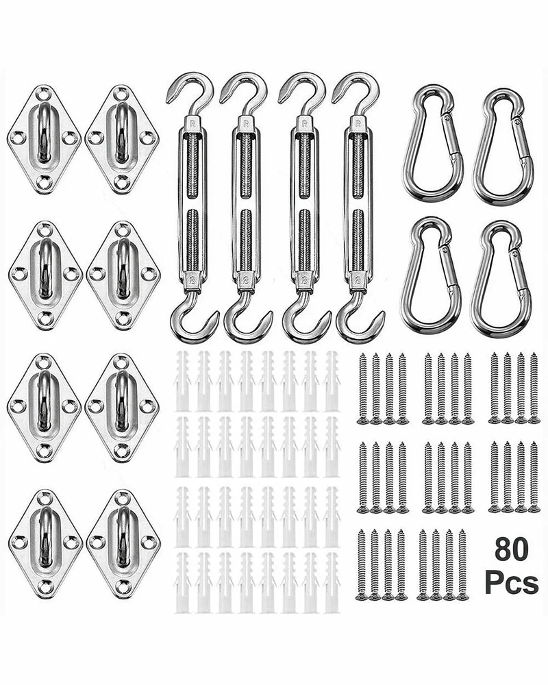 Hardware Kit Sun Shade Sail 304 Stainless Steel Hardware Kit for Outdoor