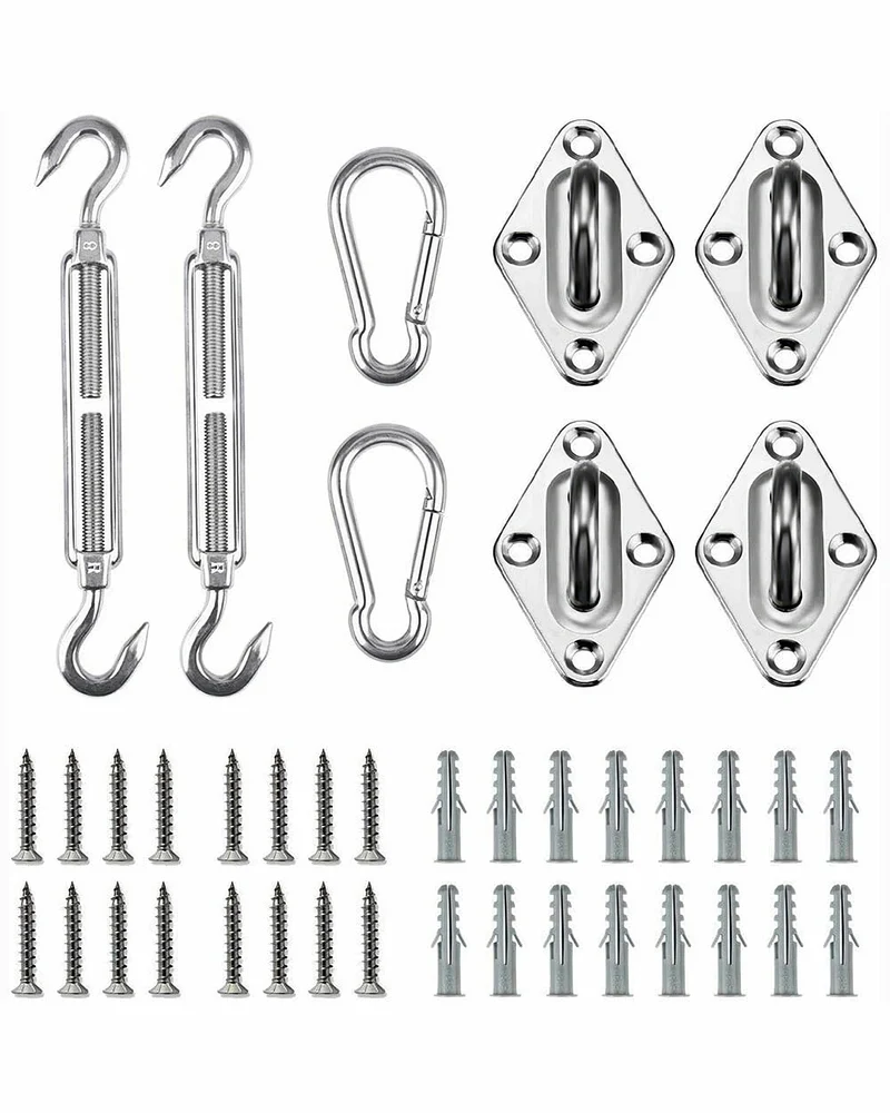 Hardware Kit Sun Shade Sail 304 Stainless Steel Hardware Kit for Outdoor