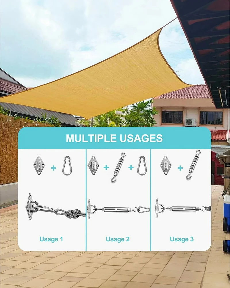 Hardware Kit Sun Shade Sail 304 Stainless Steel Hardware Kit for Outdoor