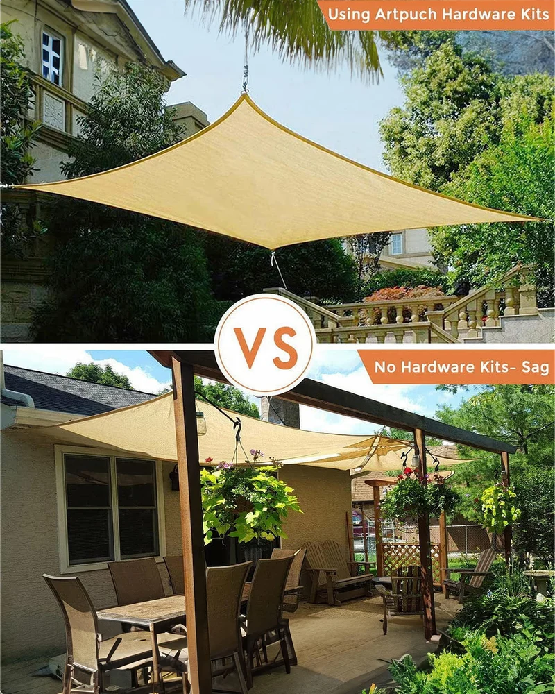 Hardware Kit Sun Shade Sail 304 Stainless Steel Hardware Kit for Outdoor