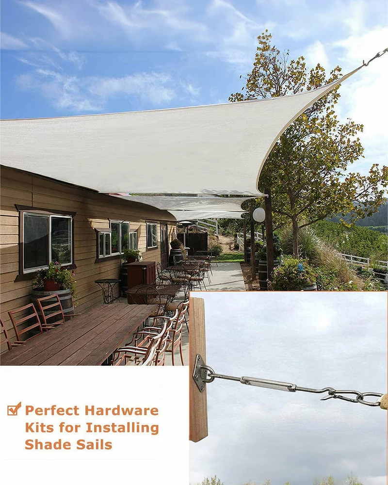 Hardware Kit Sun Shade Sail 304 Stainless Steel Hardware Kit for Outdoor