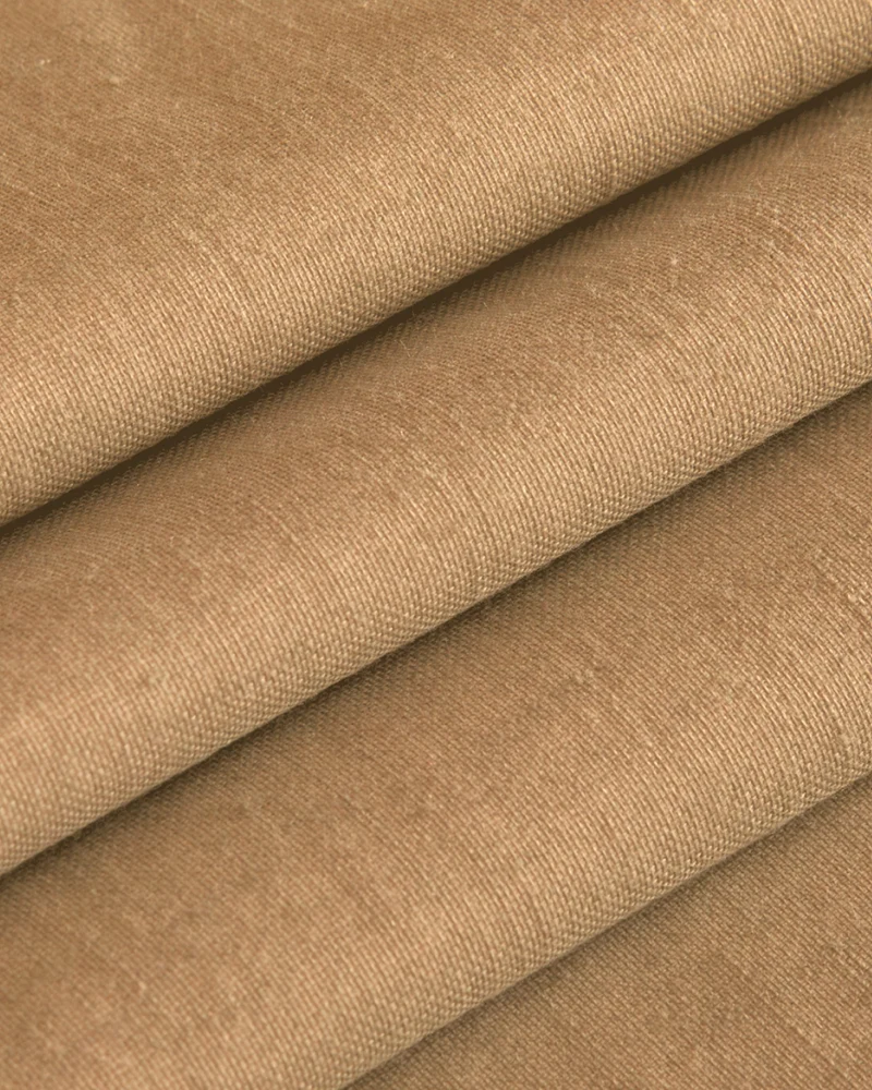 Cronin 4 Layers Linen Look Heavyweight Soundproof Thermal 100% Blackout Anti-Dust Custom Curtain