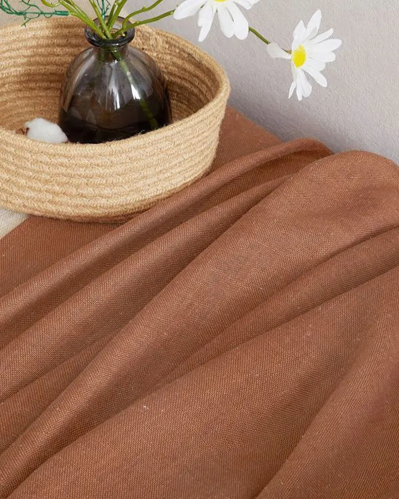 Chloe Linen Look Burlap Textured Sheer Curtain