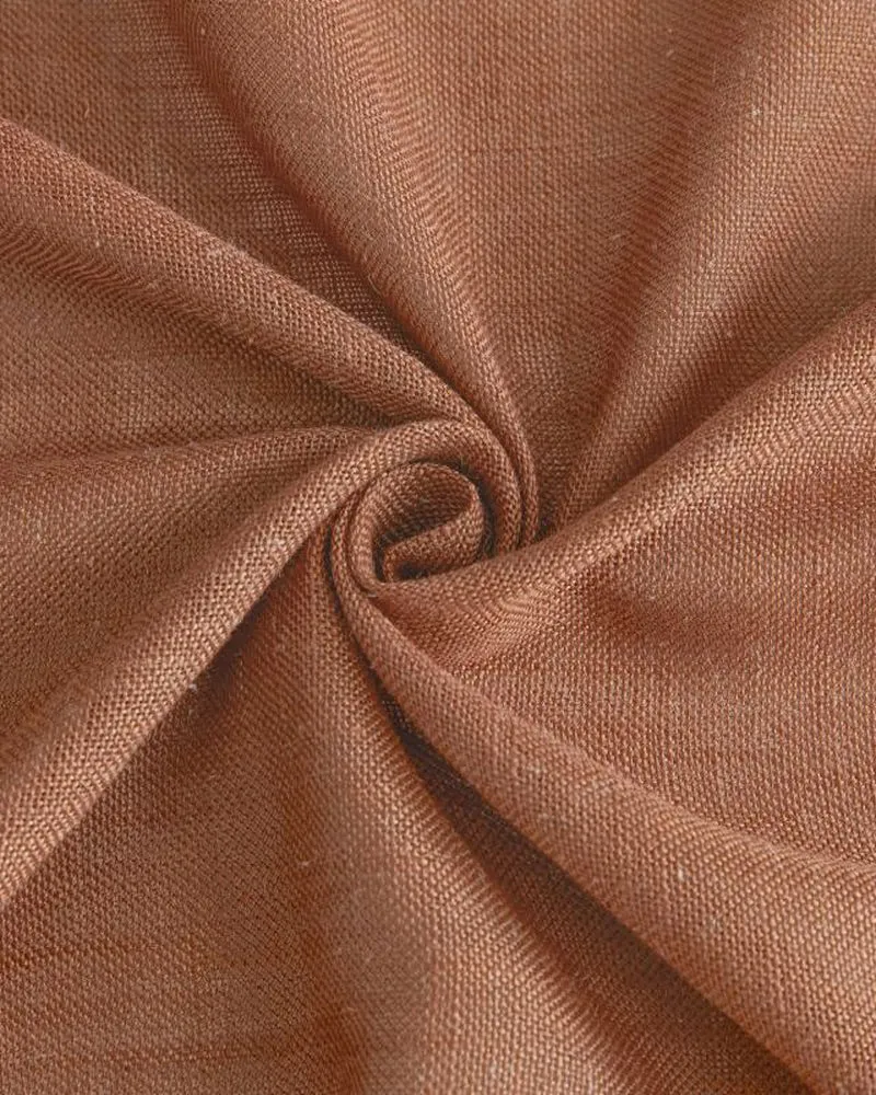 Chloe Linen Look Burlap Textured Sheer Curtain