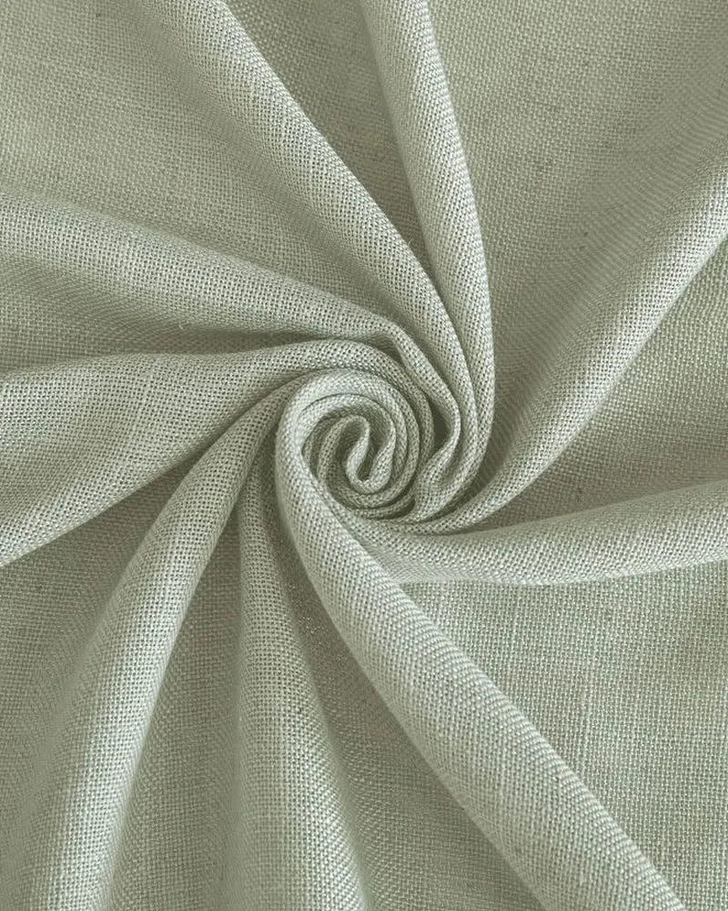 Chloe Linen Look Burlap Textured Sheer Curtain