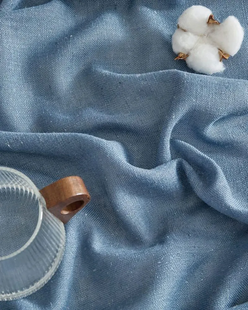 Chloe Linen Look Burlap Textured Sheer Curtain