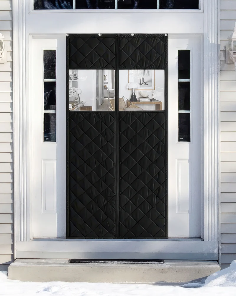 Oxford Thermal Insulated & Soundproof Custom Magnetic Door Curtain with PVC