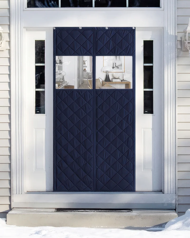 Oxford Thermal Insulated & Soundproof Custom Magnetic Door Curtain with PVC